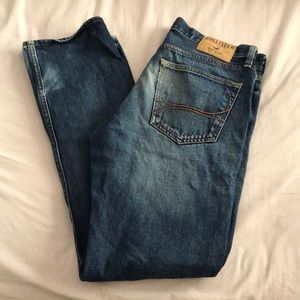 men’s hollister slim straight jeans